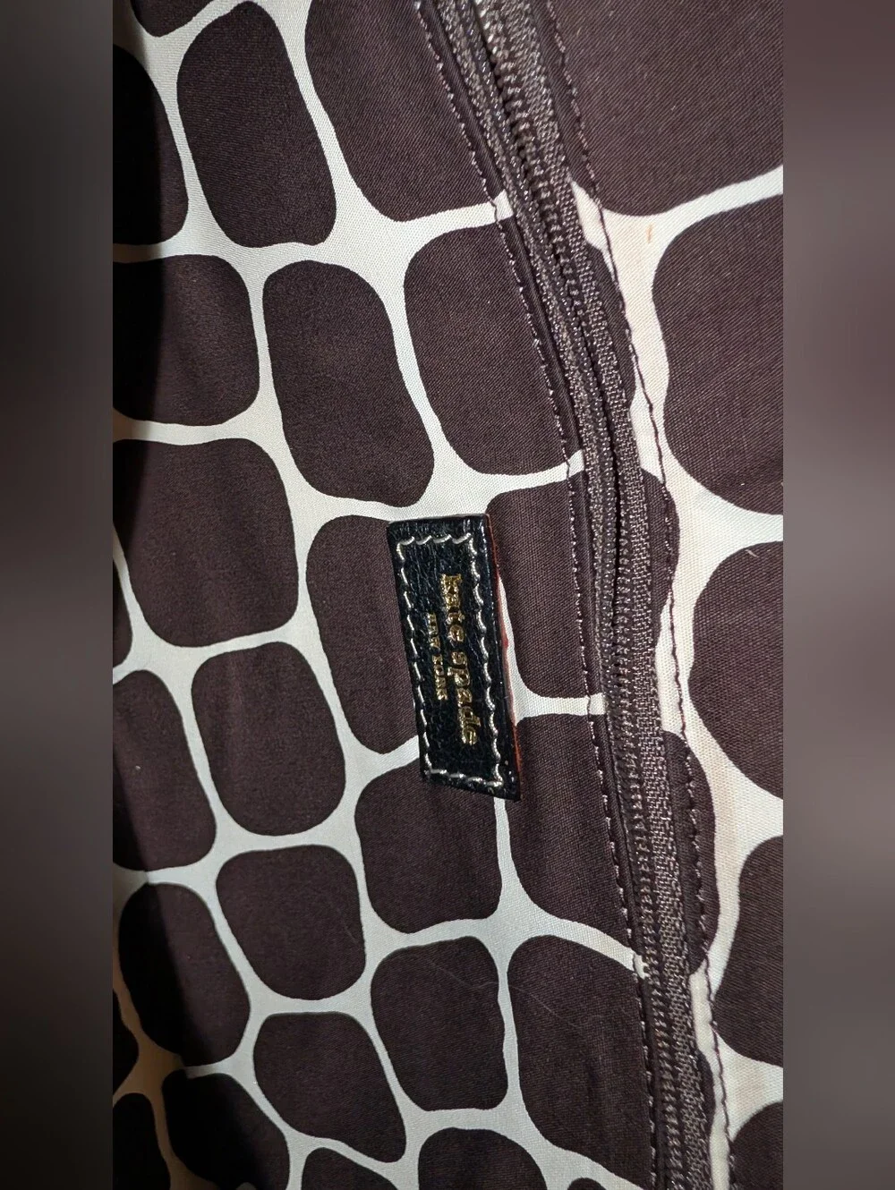 Kate Spade Raffia Woven Clutch  Natural Black Gold EUC
